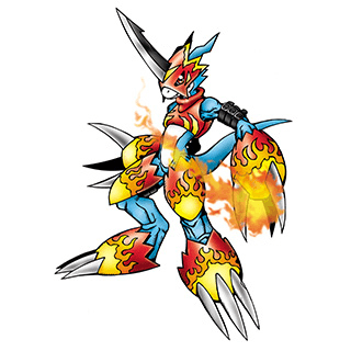 Fladramon - grafika postaci