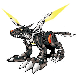 Metal Garurumon (Black) - grafika postaci