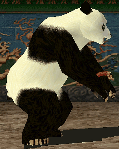 Panda - grafika postaci