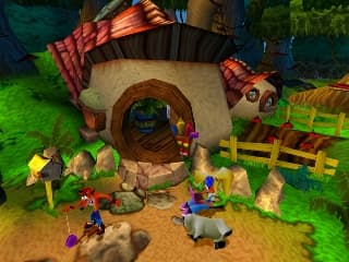 Crash Bandicoot Warped PS1 - klasyczny poziom platformowy