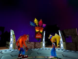 Crash Bandicoot Warped PS1 - sekcja wodna