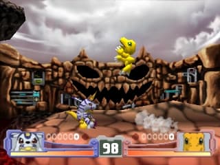 Digimon Rumble Arena PS1 - kolejna arena z przeszkodami