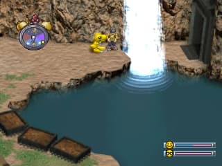 Digimon World PS1 - interfejs i statystyki