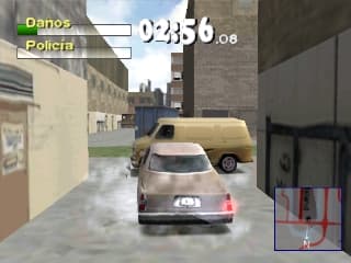 Driver 2 PS1 - ciasna uliczka