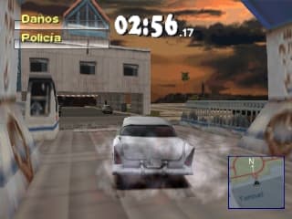 Driver 2 PS1 - zmierzch i poscig