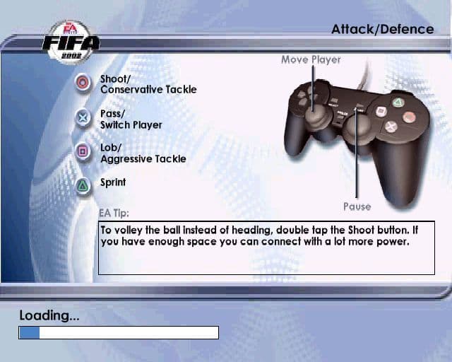 FIFA 2002 PS2 - sytuacja meczowa