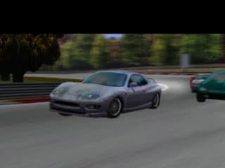 Gran Turismo PS1 - zakret i pozycjonowanie