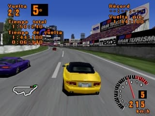 Gran Turismo PS1 - finisz wyscigu