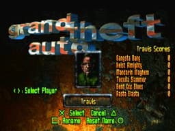 GTA 1 PS1 - widok z gory
