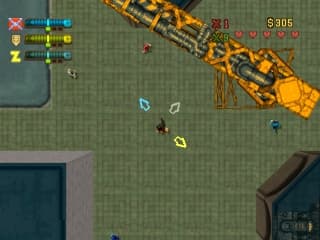 GTA 2 PS1 - nocna dzielnica