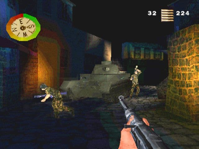 Medal of Honor PS1 - walka w terenie