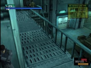 Metal Gear Solid PS1 - korytarz bazy