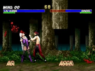 Mortal Kombat Trilogy PS1 - pojedynek