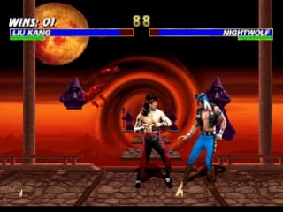 Mortal Kombat Trilogy PS1 - arena