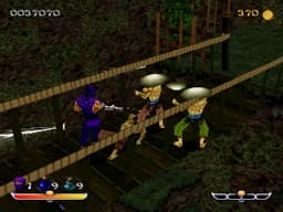 Ninja Shadow of Darkness PS1 - lokacja swiatynna