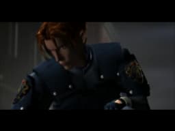 Resident Evil 2 PS1 - Leon w korytarzu