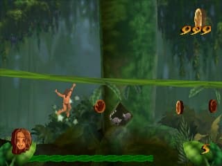 Tarzan PS1 - walka i przeszkody