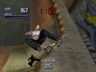 Tony Hawk's Pro Skater PS1 - punkty